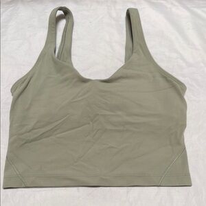 Lululemon Athletica Aligh Green Tank Top Seamless Comfort
